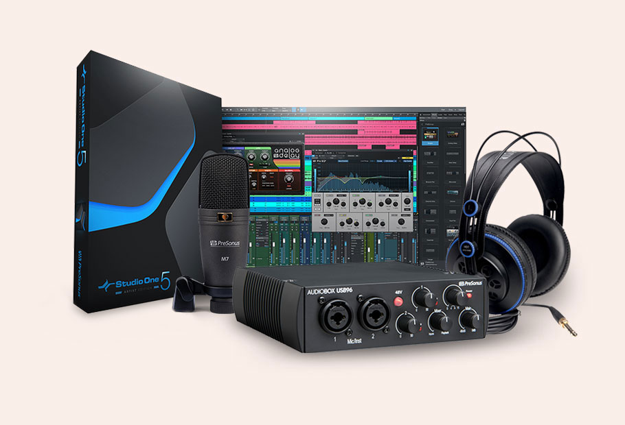 پکیج استودیو Presonus Audiobox 96 Studio-25th Anniversary