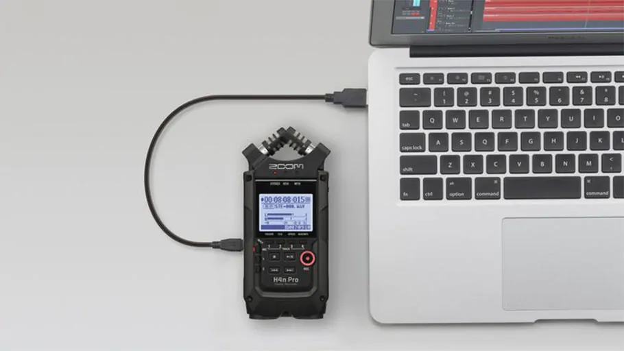 رکوردر صدا zoom h4n pro handy recorder - black